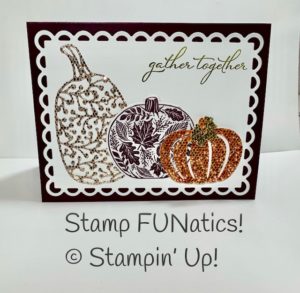 Gather Together – Pretty Pumpkin Card